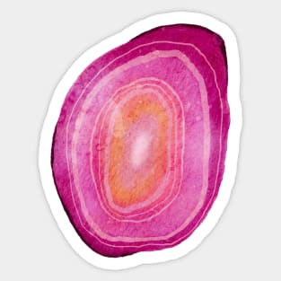 Pink Agate Sticker